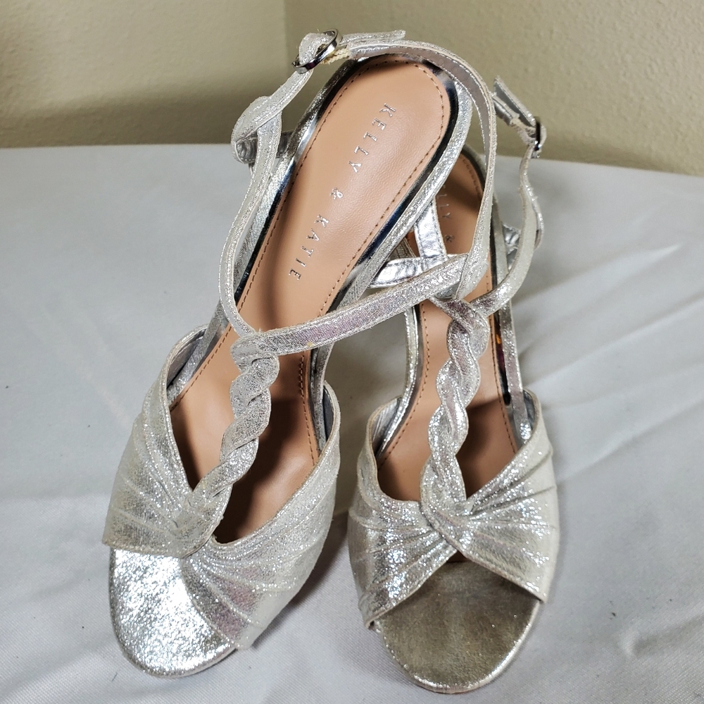 Kelly & Katie Silver Ardeen Heels